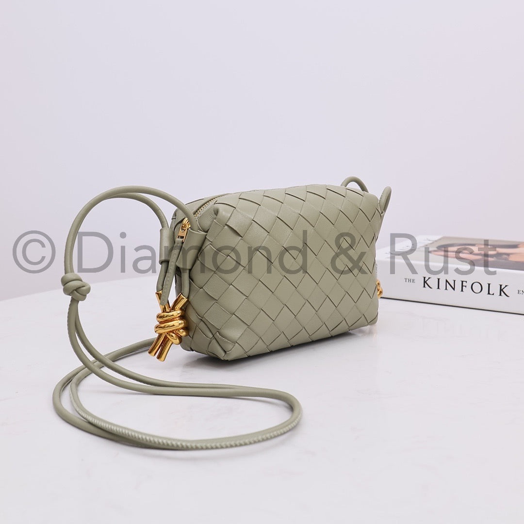 Mini Gold Knot Camera Bag #2263 Travertine