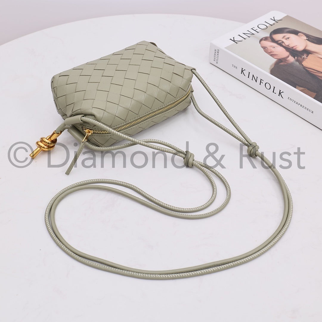 Mini Gold Knot Camera Bag #2263 Travertine