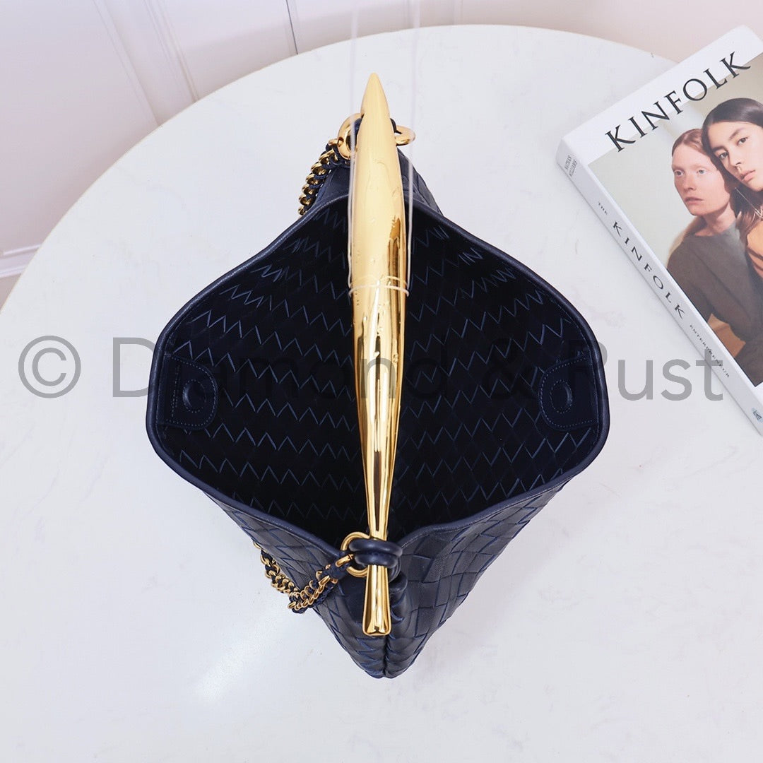 Chain Sardine Bag 33cm #2275 Space Blue