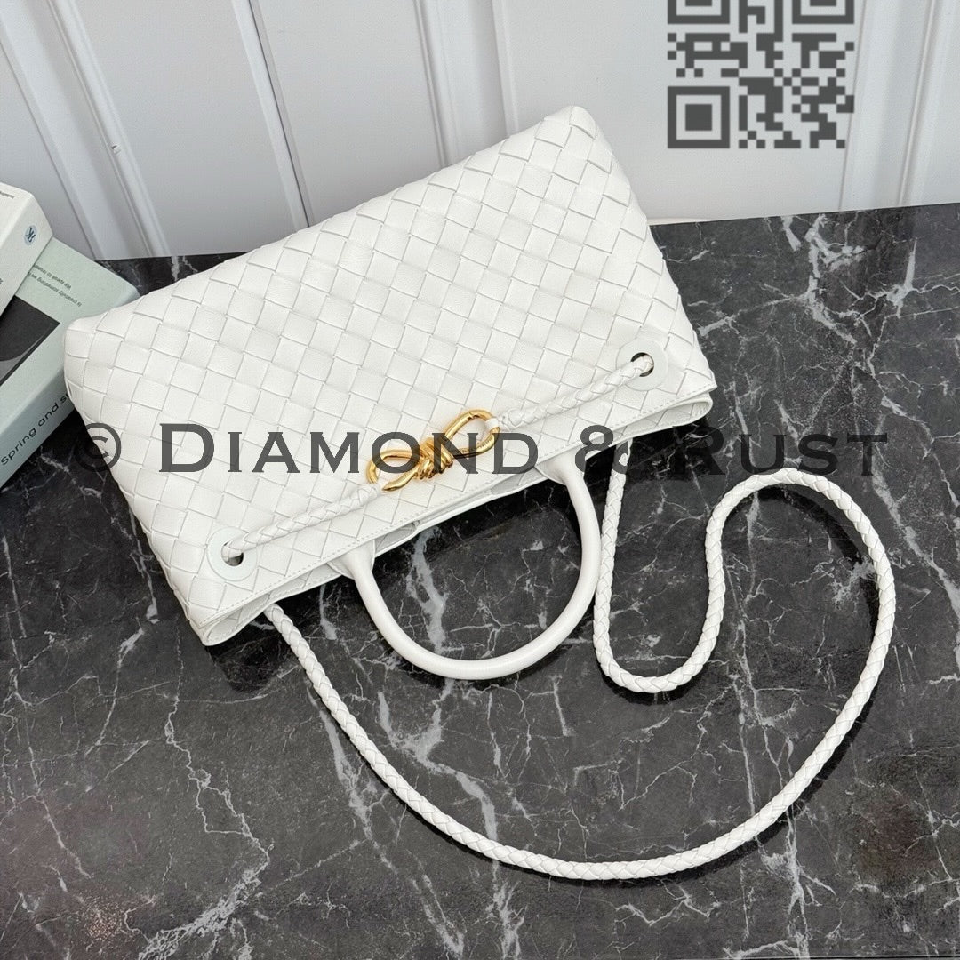 East West Andiamo Bag #2282 White