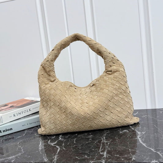 Small Hop Shoulder Bag #2269 Sand Suede