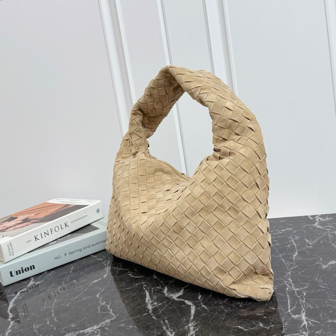 Small Hop Shoulder Bag #2269 Sand Suede