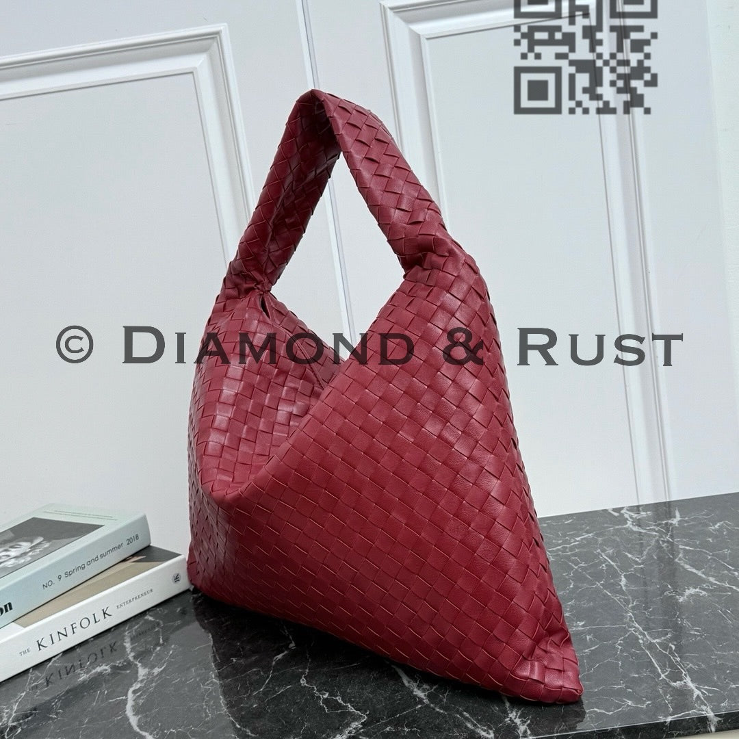 Large Hop Shoulder Bag #2269-1 Deep Red