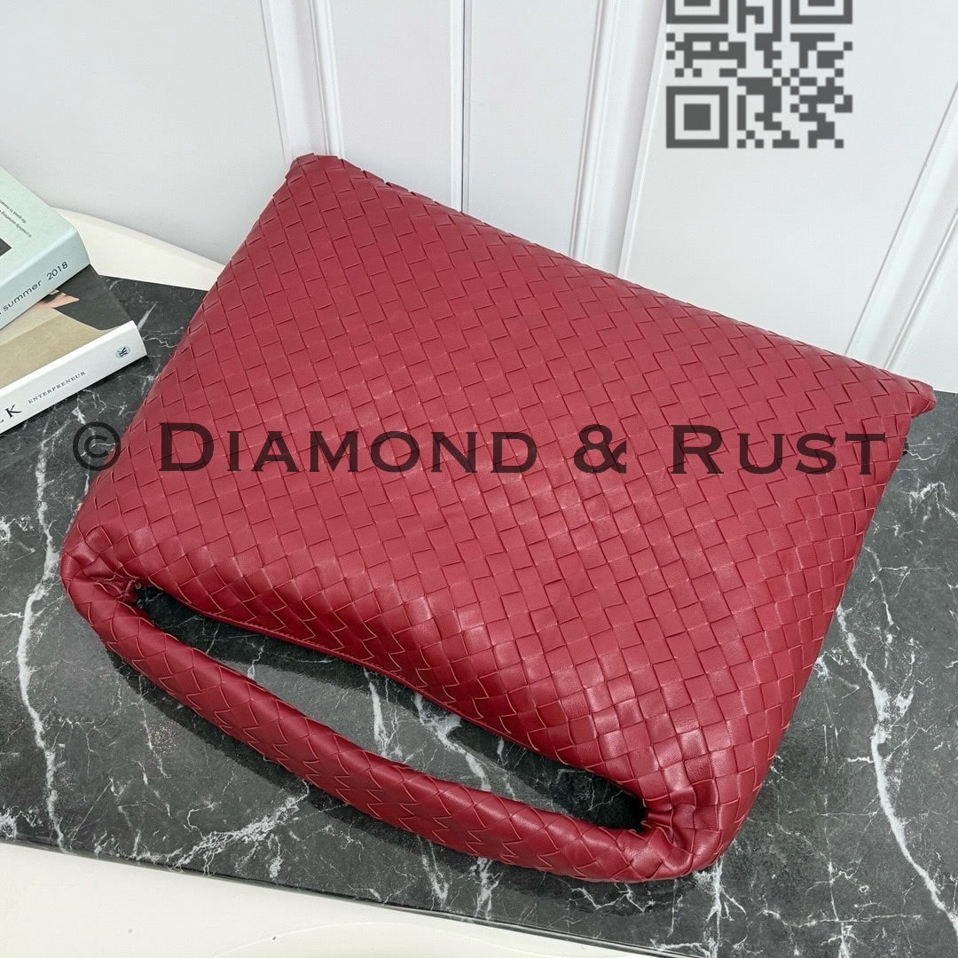 Large Hop Shoulder Bag #2269-1 Deep Red