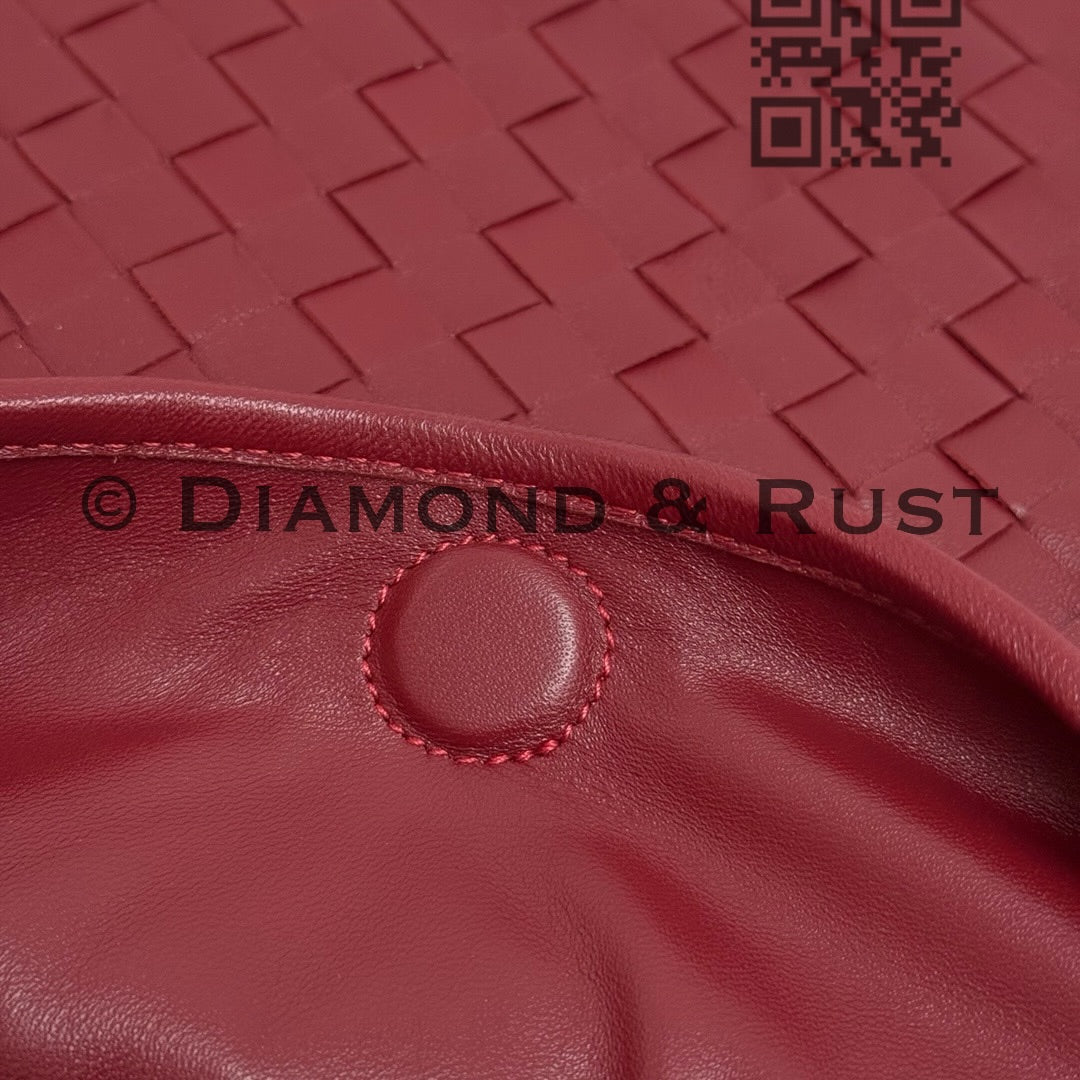 Large Hop Shoulder Bag #2269-1 Deep Red