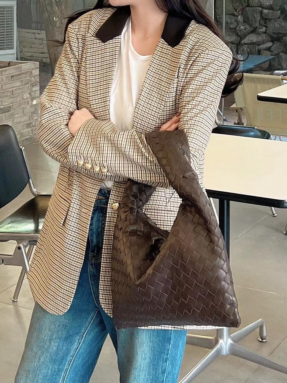 READY TO SHIP Small Hop Shoulder Bag #2269 Dark Chocolate -Clearance