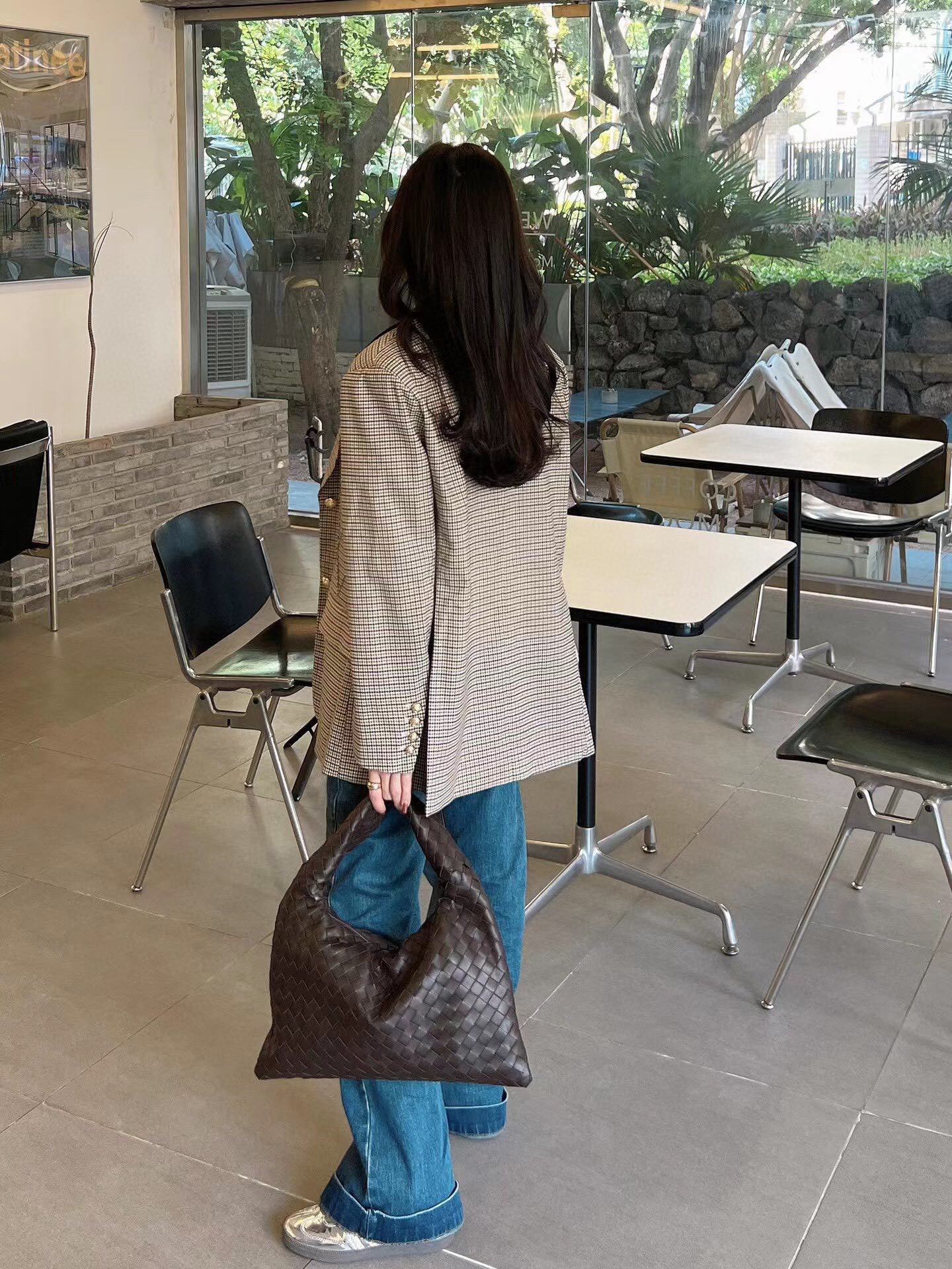 READY TO SHIP Small Hop Shoulder Bag #2269 Dark Chocolate -Clearance