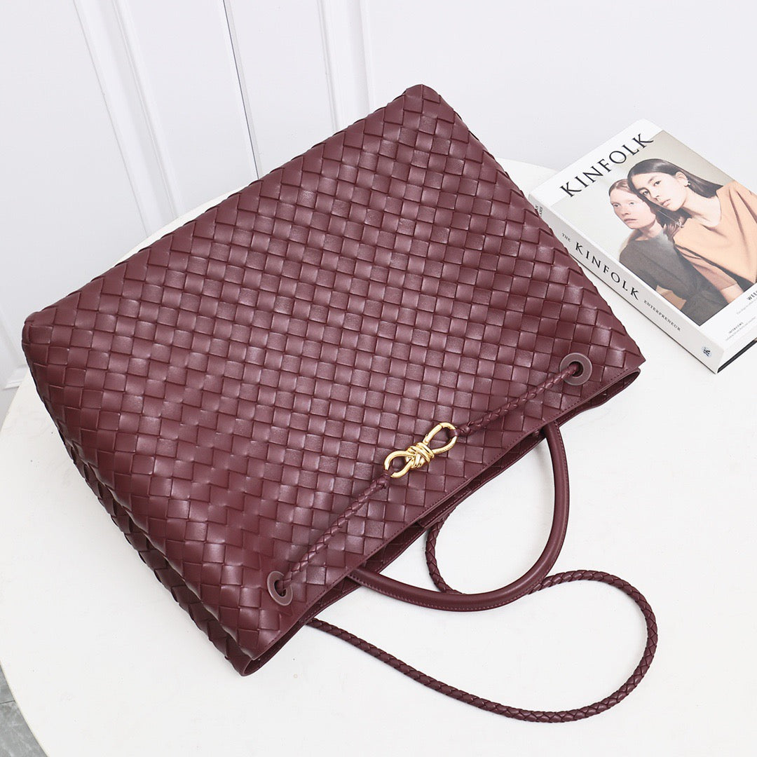 Large Andiamo Bag #2277 Wine Red