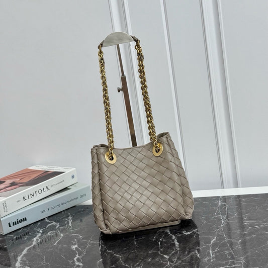 Small Parachute Chain Bag #2279 Limestone