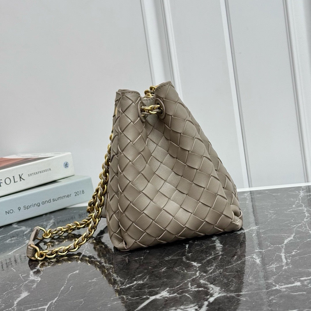 Small Parachute Chain Bag #2279 Limestone