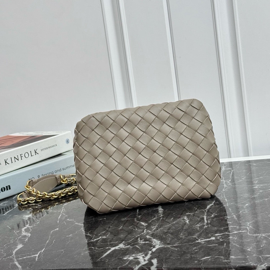 Small Parachute Chain Bag #2279 Limestone