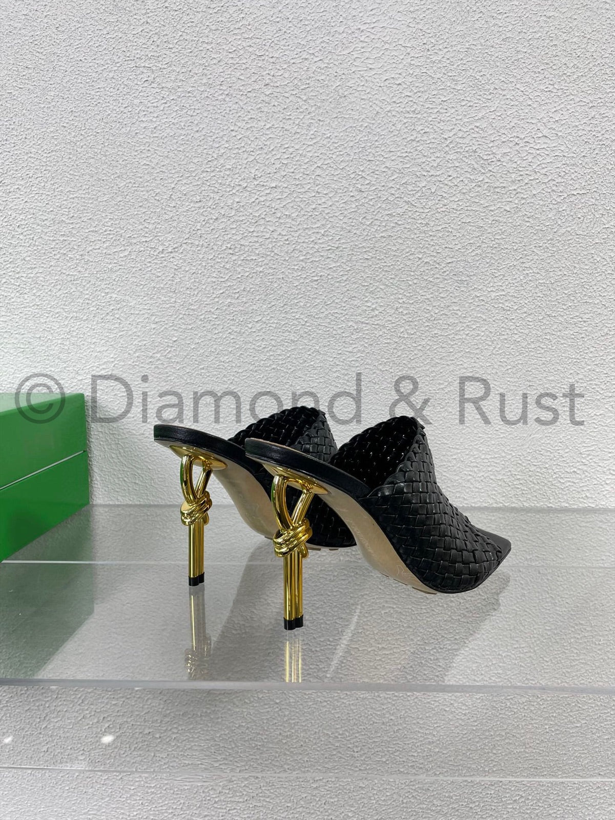 Knot Mule High Heel Shoes