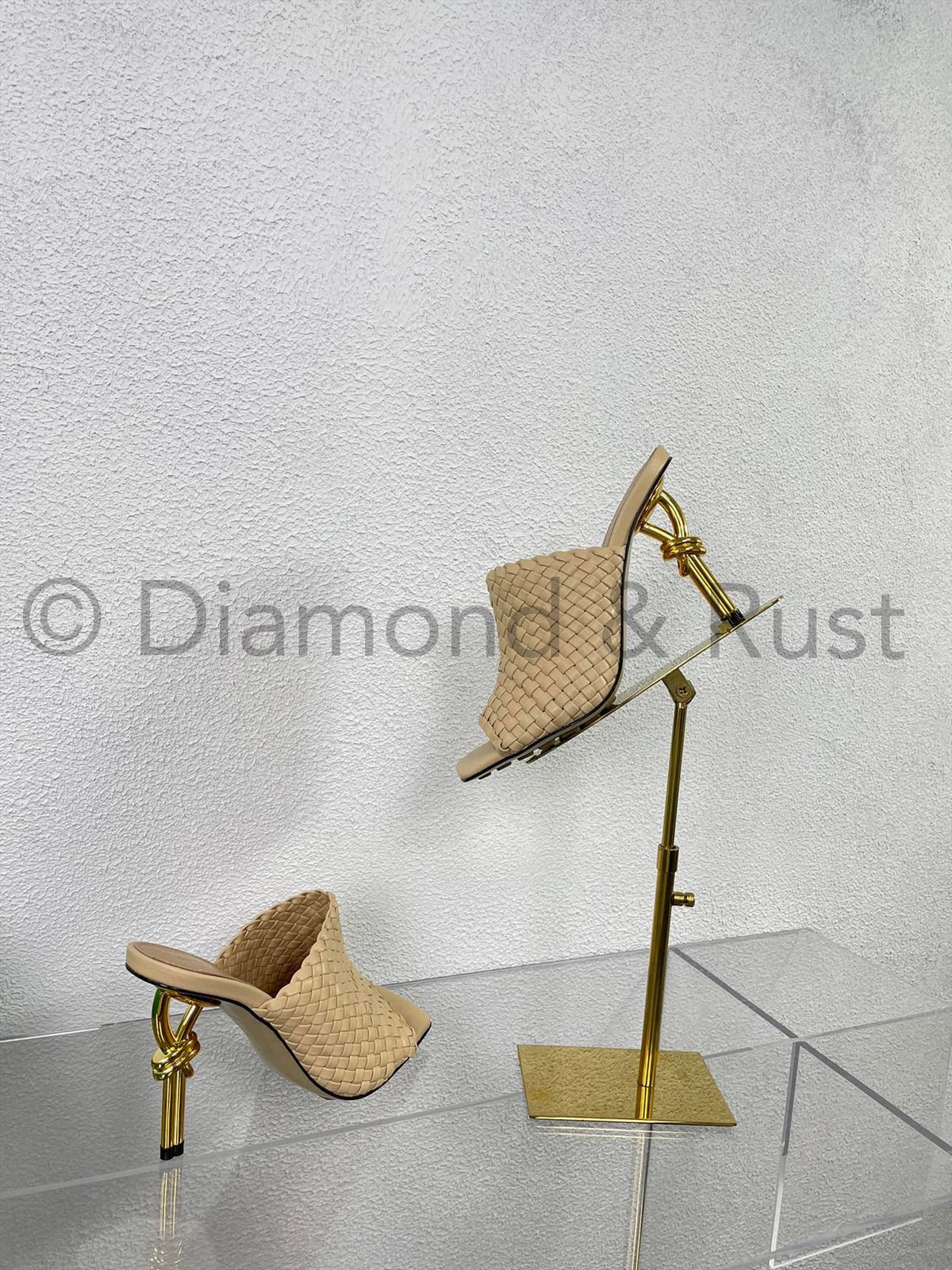 Knot Mule High Heel Shoes