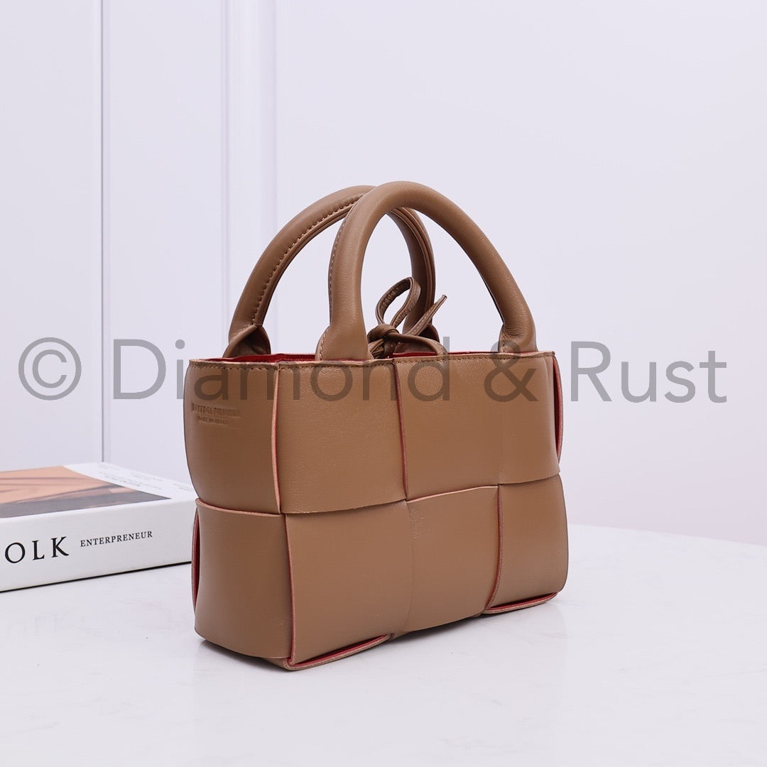 Nano Tote 20cm #2251 Caramel -Red