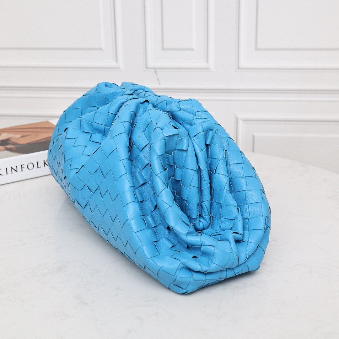 Large Pouch Clutch #9029 Pool Blue