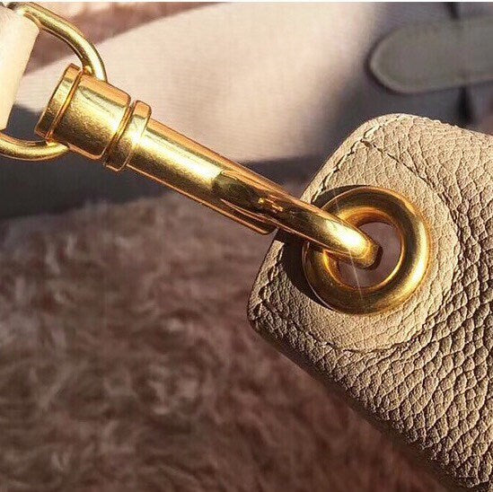 Small Genuine Cow Leather Sangle Bag