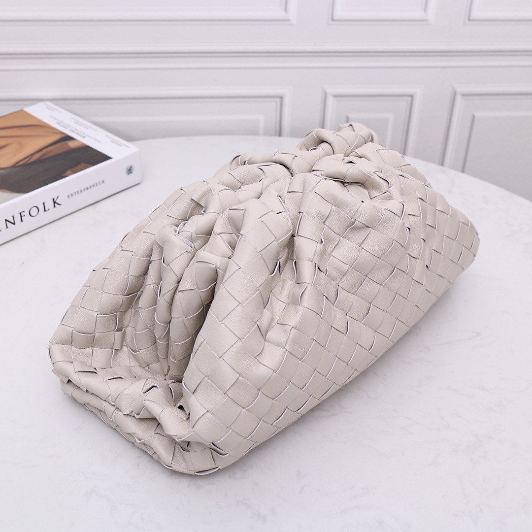 Large Pouch Clutch #9029 Chalk