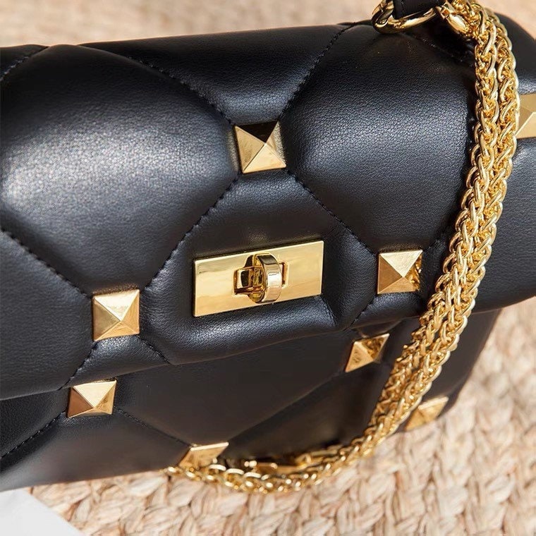 Rockstud Studded Bag Gold Rivet Bag #5137