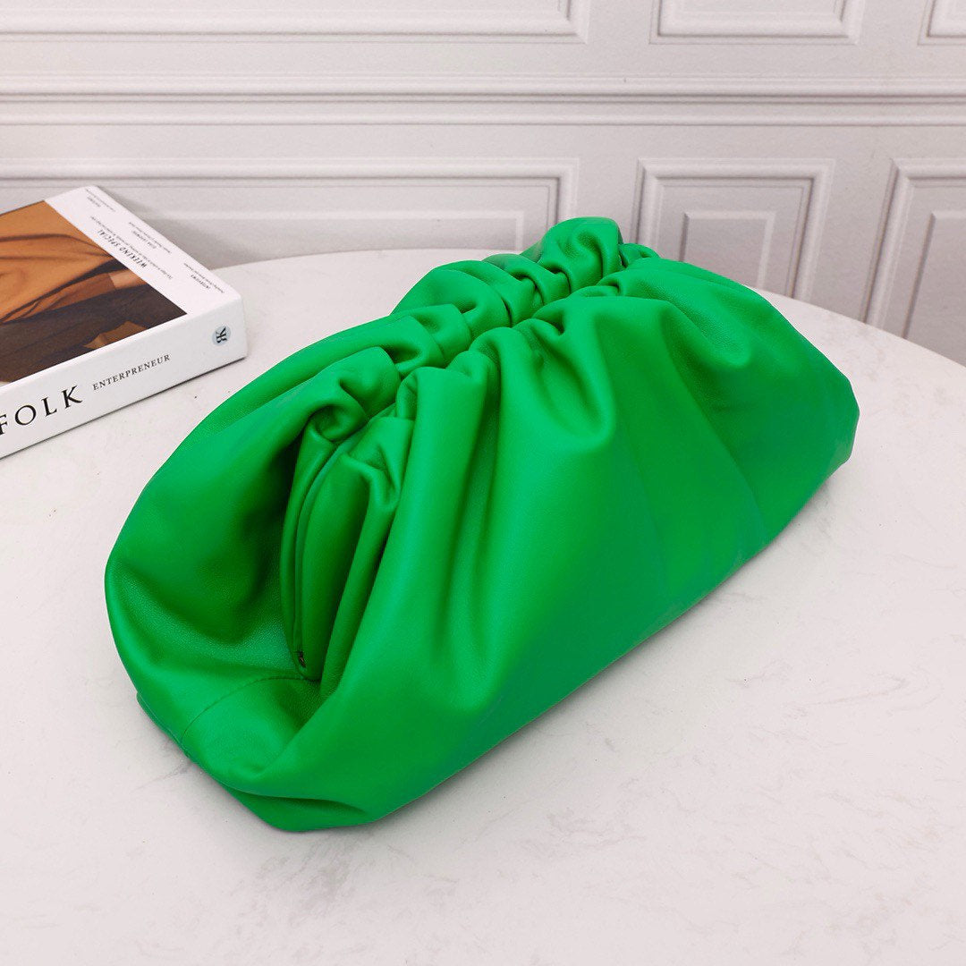Large Pouch Clutch #9028 Parakeet Green