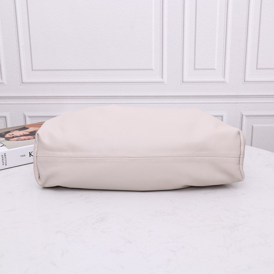 Large Pouch Clutch #9028 Chalk