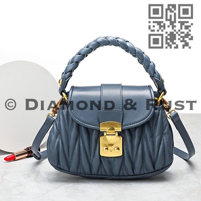 Quilted Handbag 23cm#1682