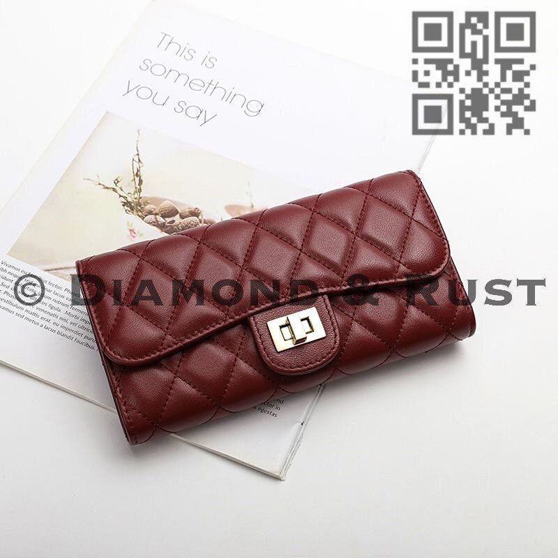 Quilted Two-fold Wallet Cardholder #011