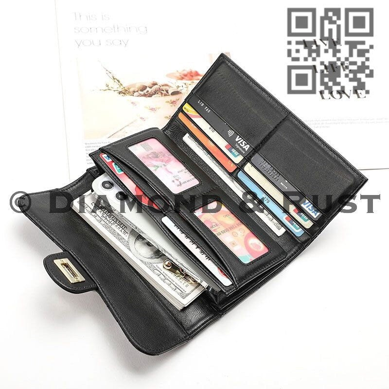 Quilted Two-fold Wallet Cardholder #011