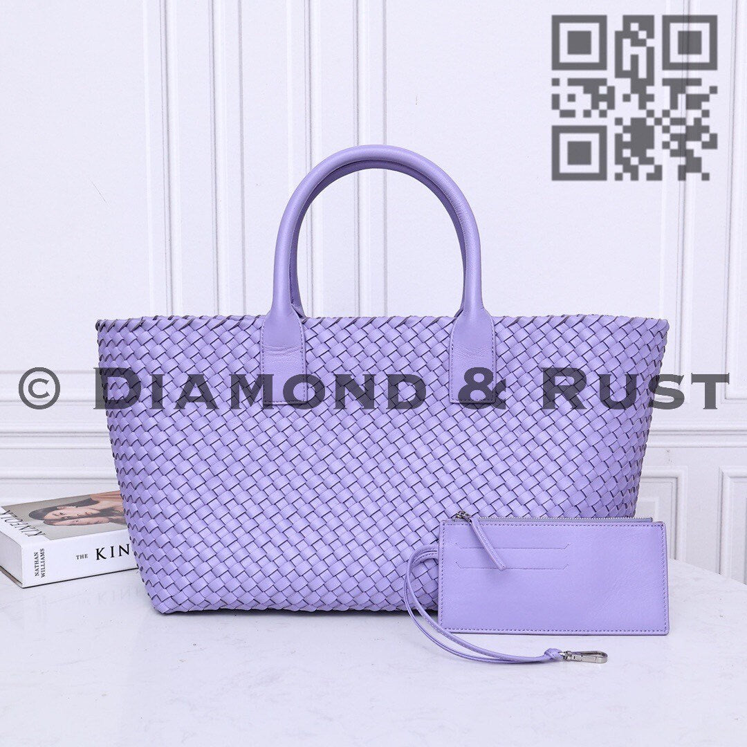 Intrecciato Basket Bag #2234A Wisteria
