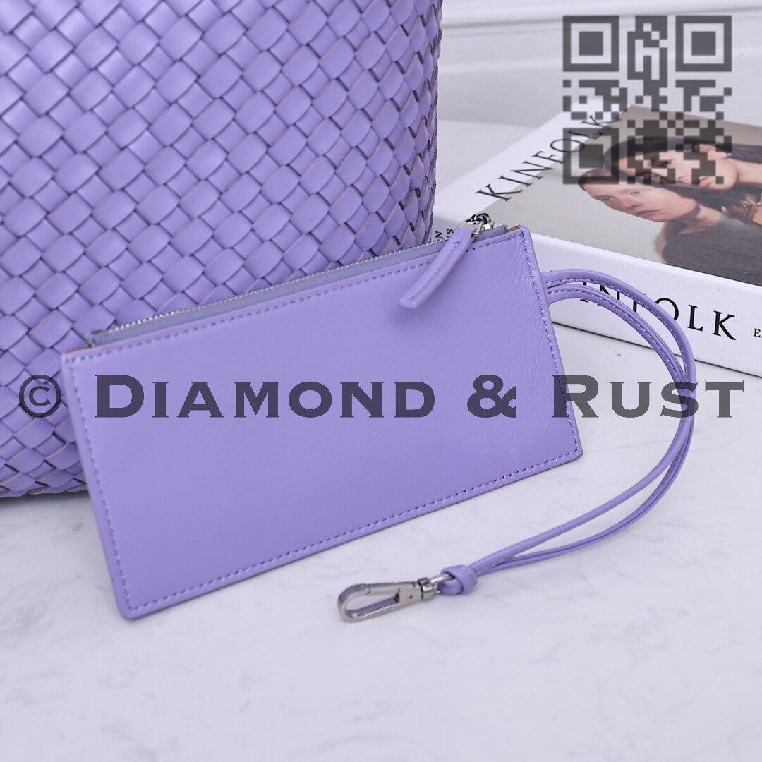 Intrecciato Basket Bag #2234A Wisteria