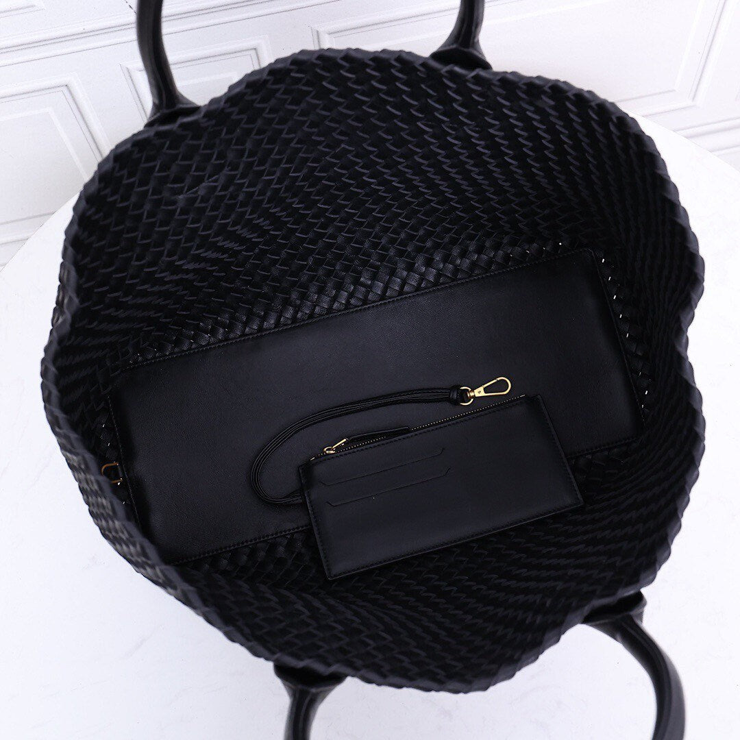 Intrecciato Basket Bag #2234A Black