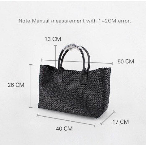 Intrecciato Basket Bag #2234A Black