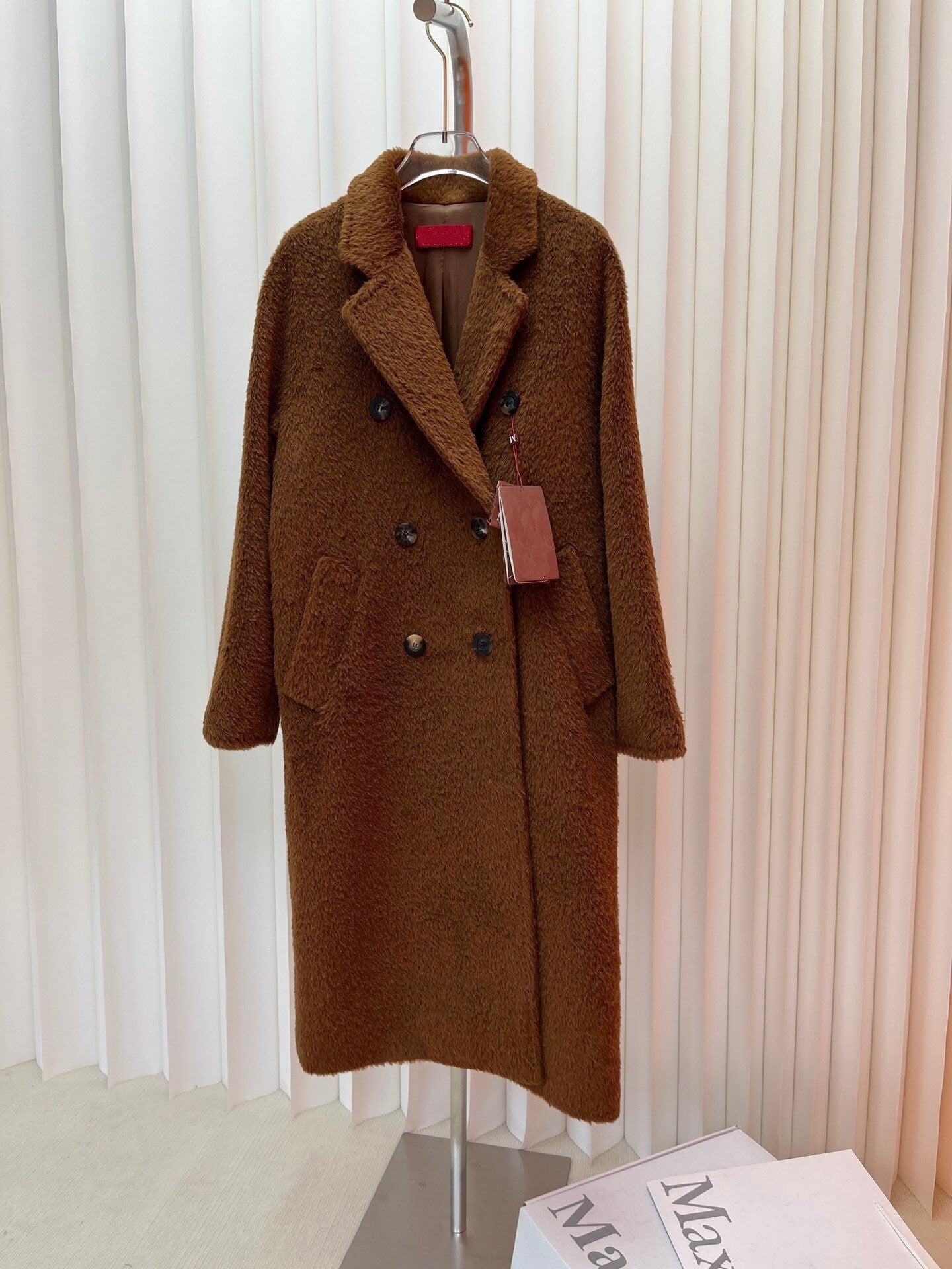 Suri wool Long Coat #113066 Camel