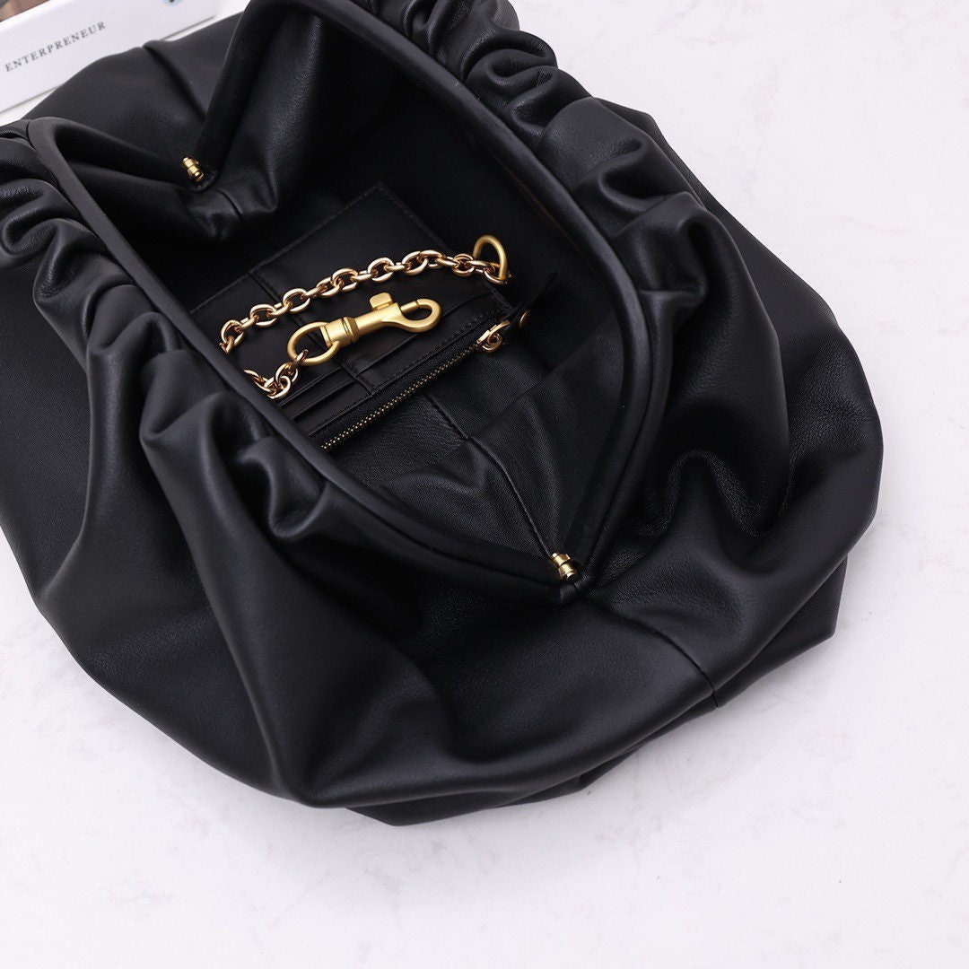 Large Pouch Clutch #9028 Black
