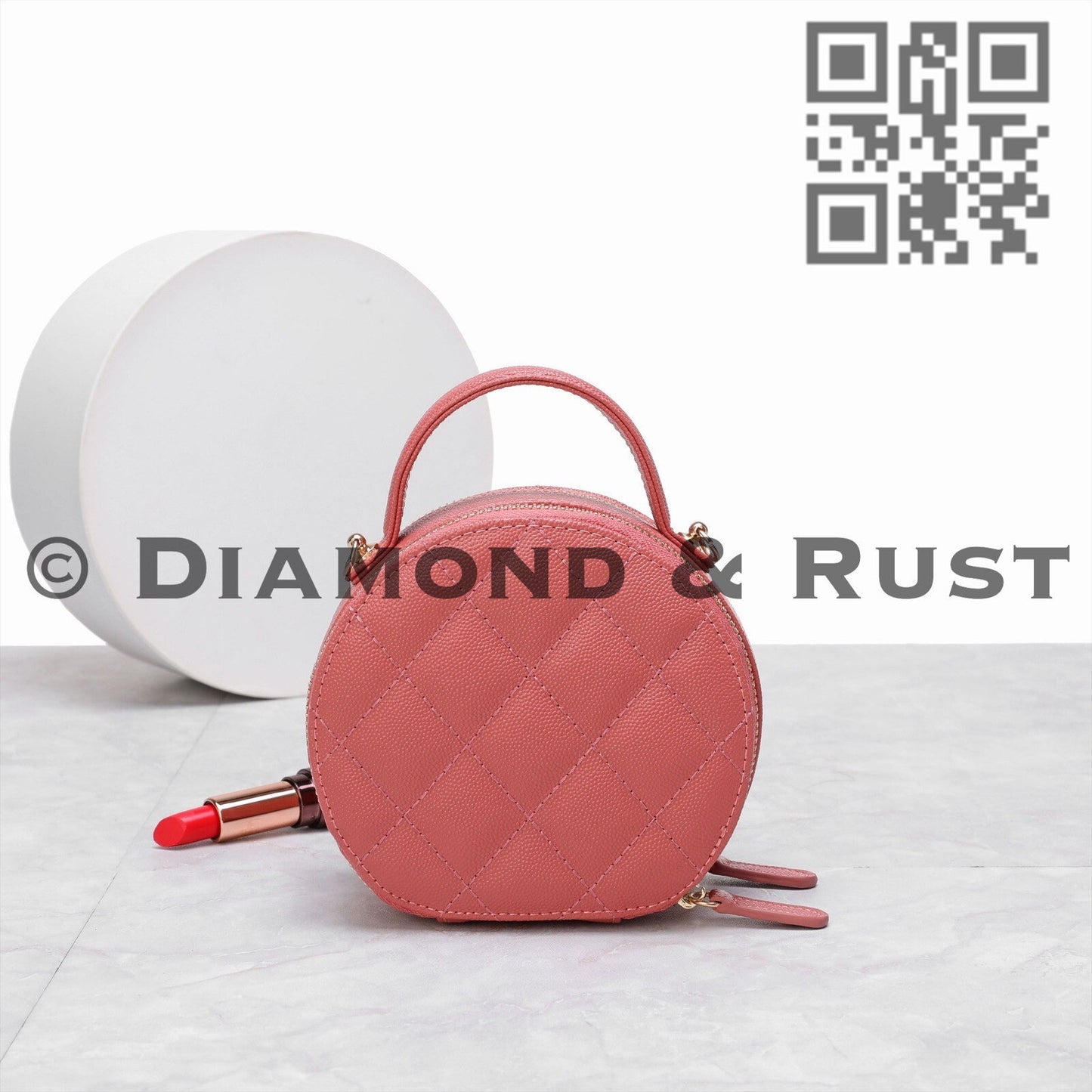 Shoulder Chain Round Bag #6120