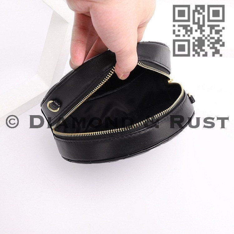 Round Box Chain Bag #1924