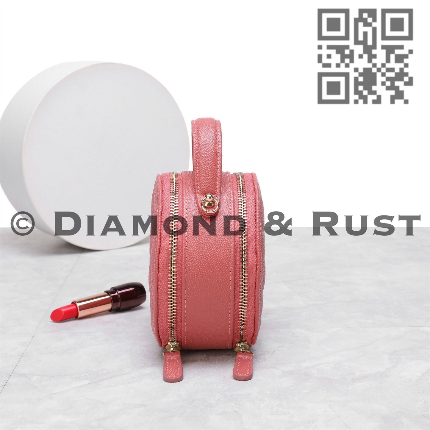 Shoulder Chain Round Bag #6120