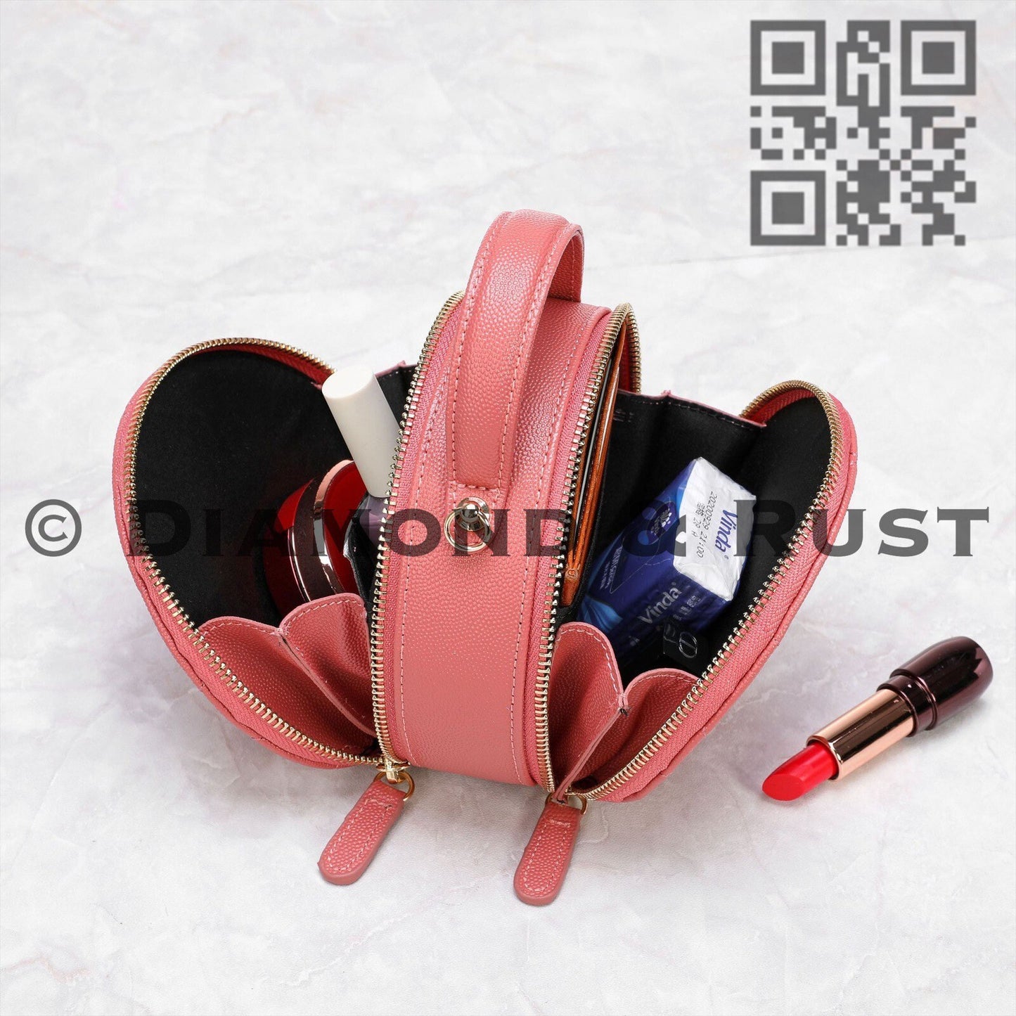 Shoulder Chain Round Bag #6120
