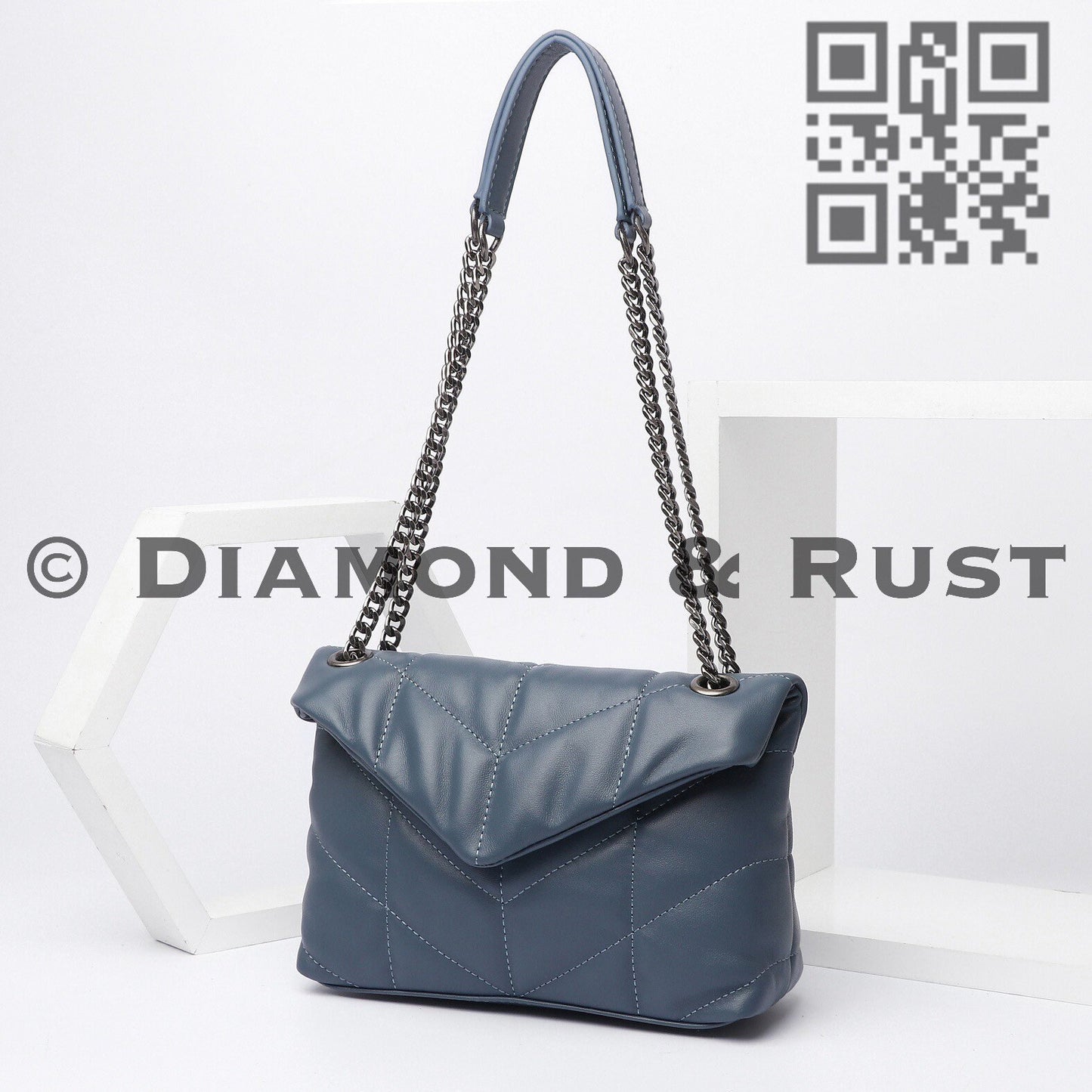 Shoulder Chain Envelop Bag 24cm #7089