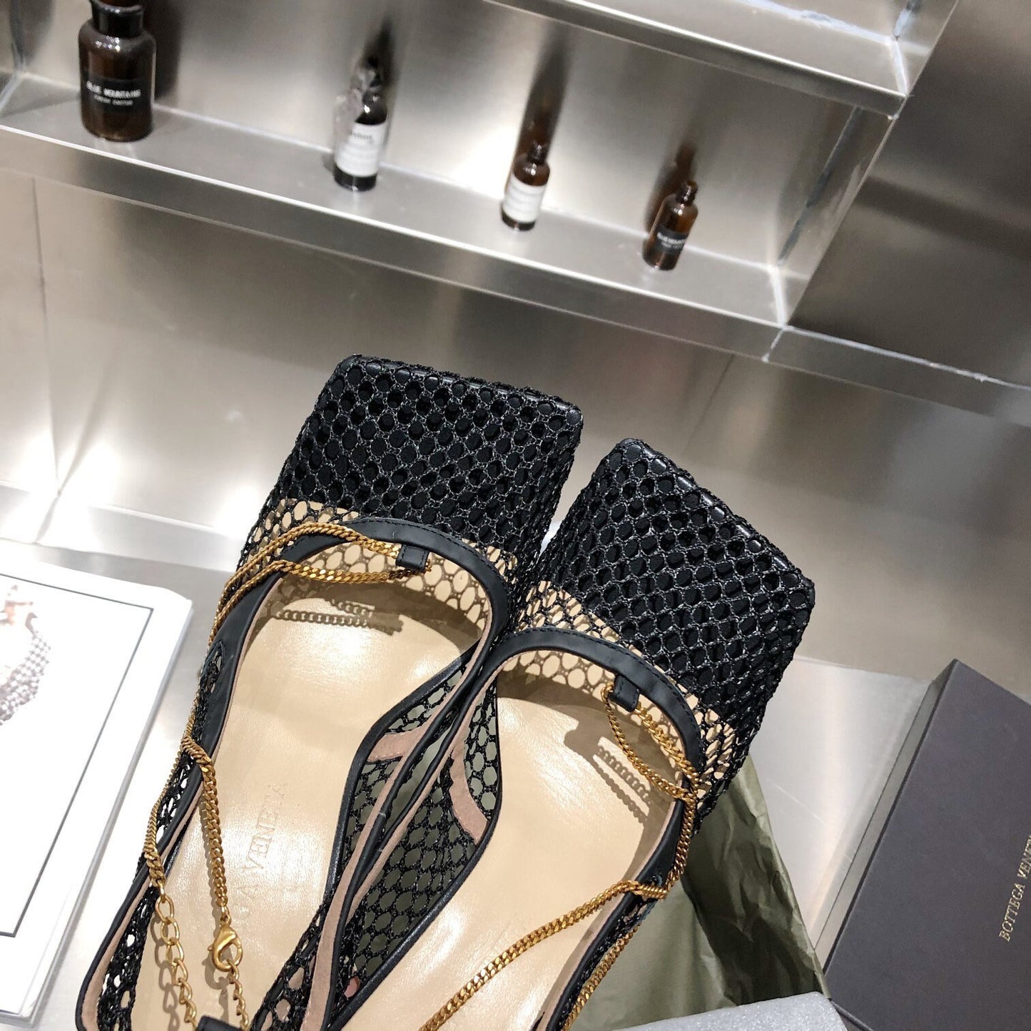 Stretch Lace-up Sandal Shoes