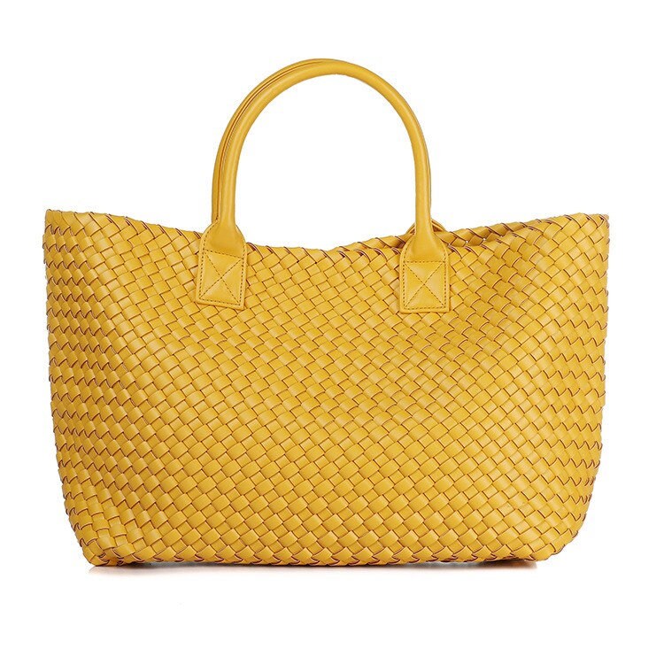 Intrecciato Basket Bag in Vegan Leather (PU)