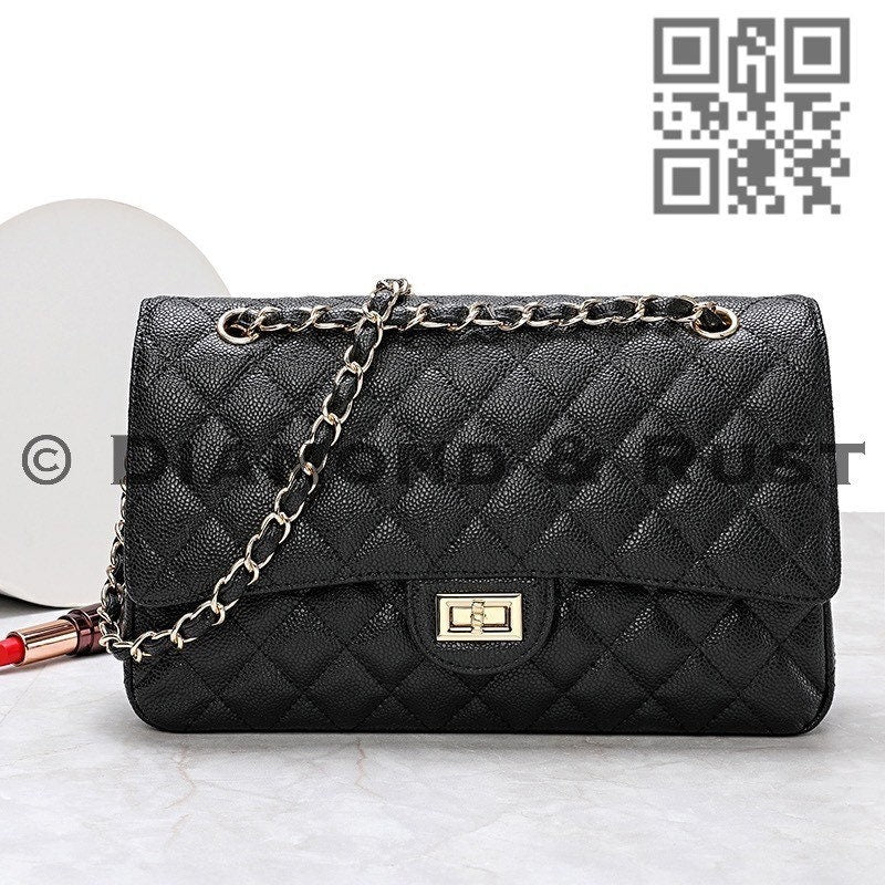 Shoulder Chain Caviar Leather #1112 & #1113