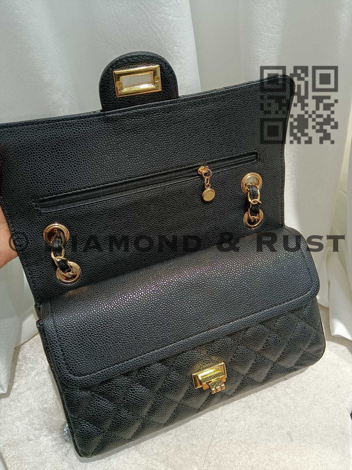 Shoulder Chain Caviar Leather #1112 & #1113