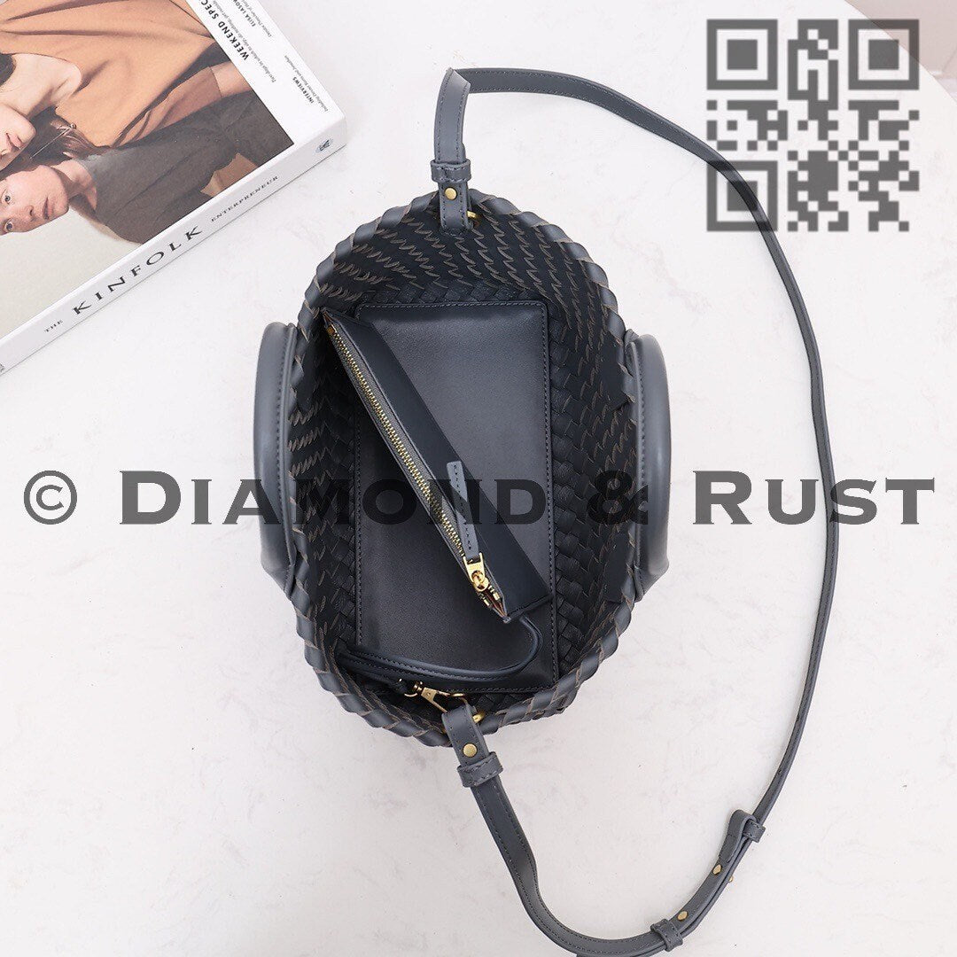 Mini Tote Basket #2238 Thunder Gray