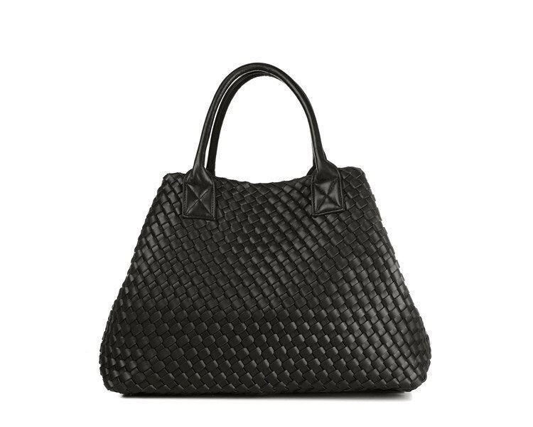 Intrecciato Basket Bag in Vegan Leather (PU)