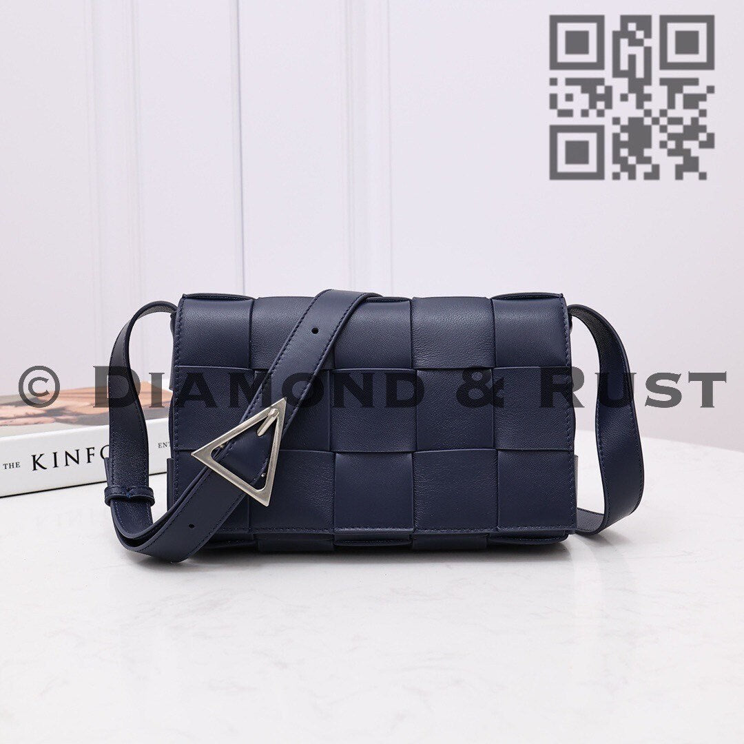 Cassette Bag In Contrast Color  # 2248 Dark blue-Blue