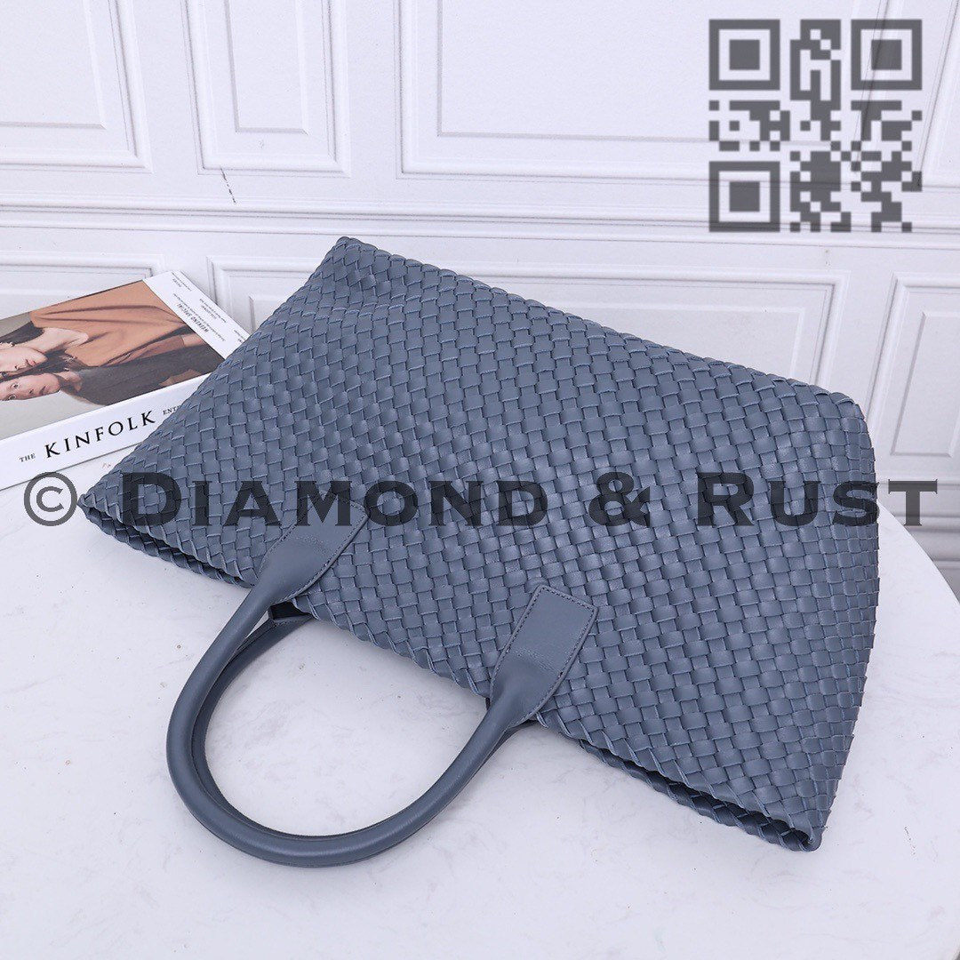 Intrecciato Basket Bag #2234A Gray
