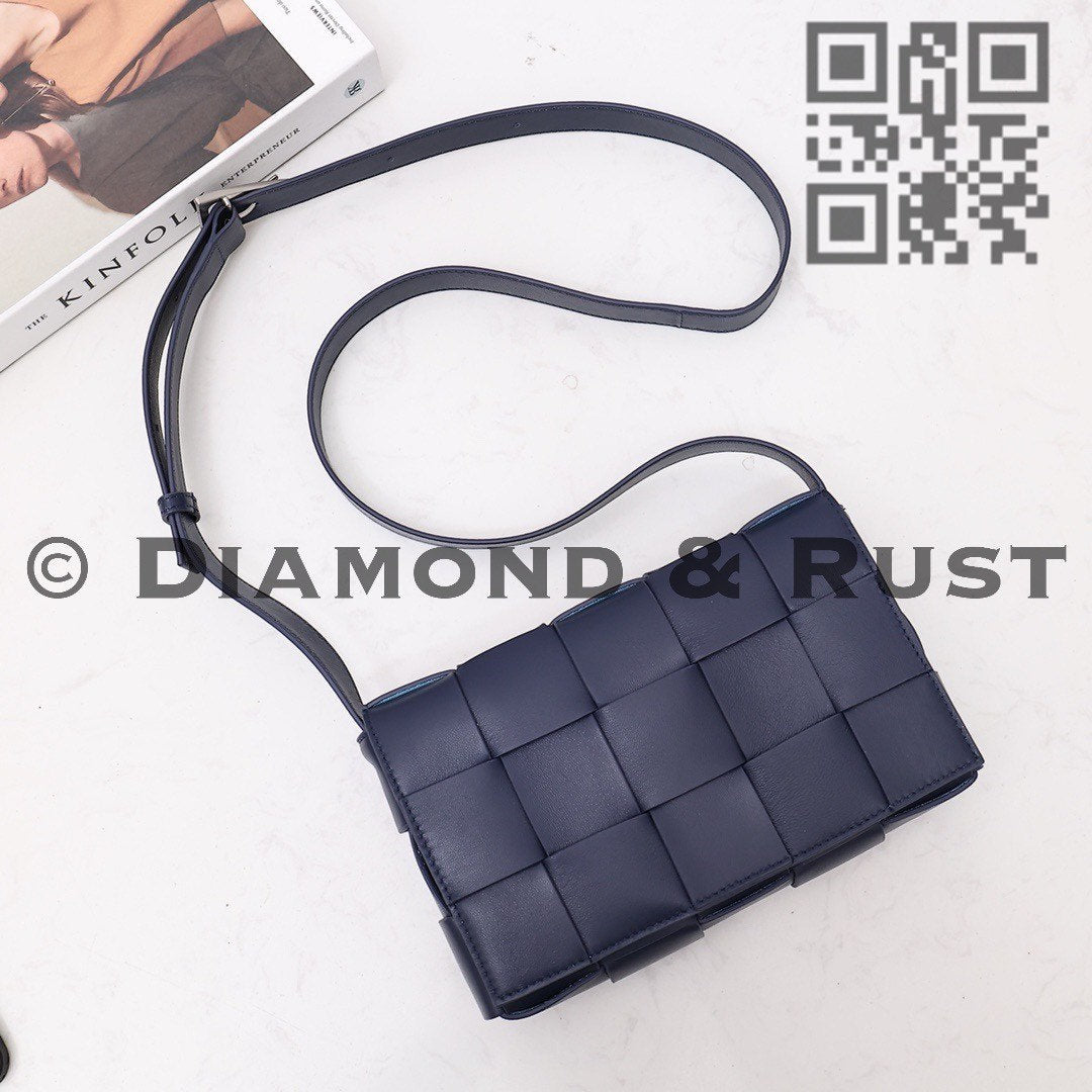 Cassette Bag In Contrast Color  # 2248 Dark blue-Blue