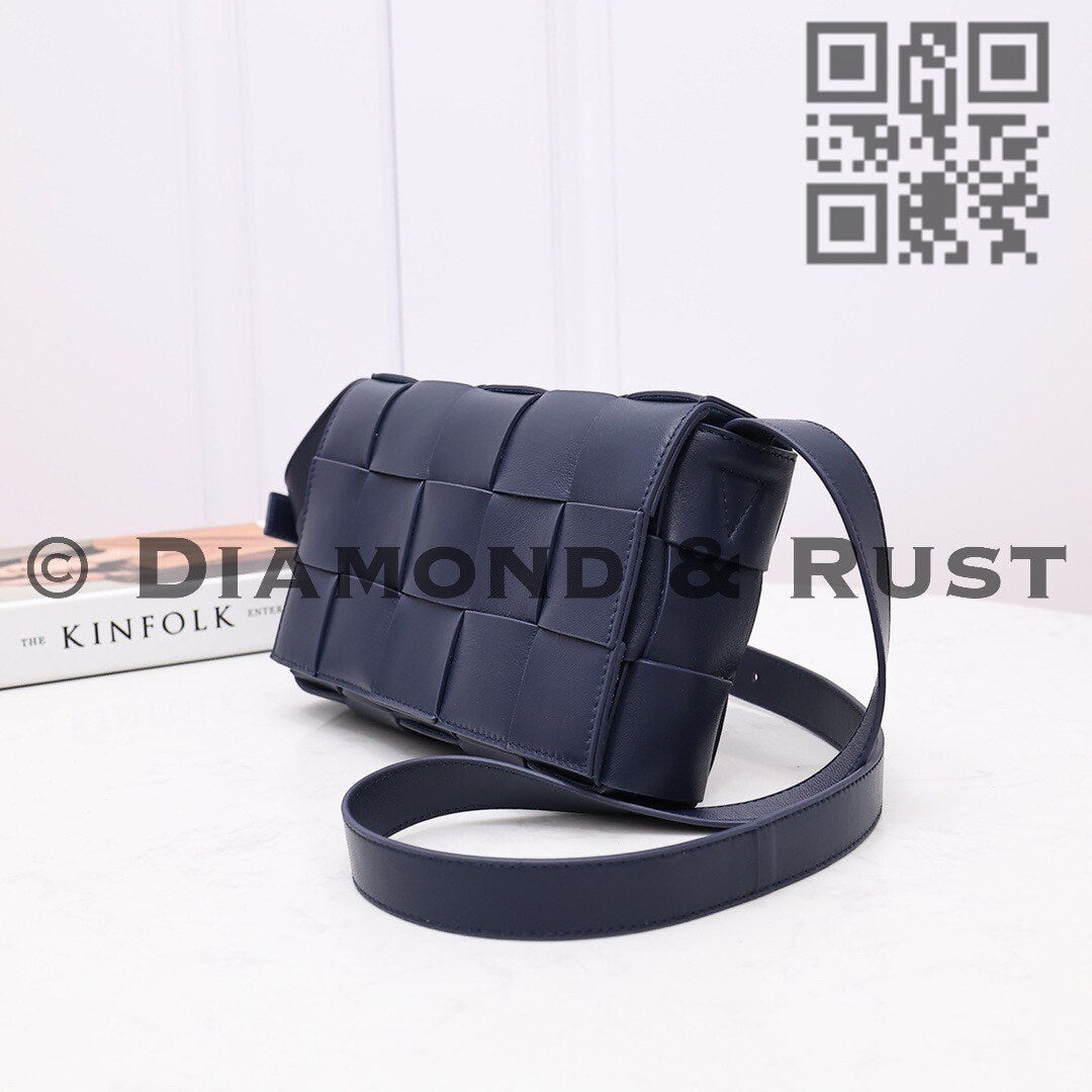 Cassette Bag In Contrast Color  # 2248 Dark blue-Blue