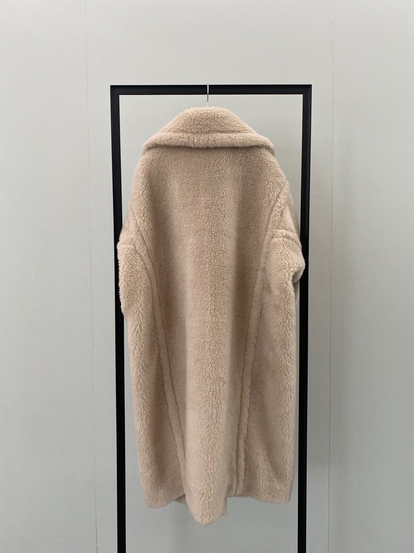 M House Teddy Coat Loose Fit Oversized Coat Honey