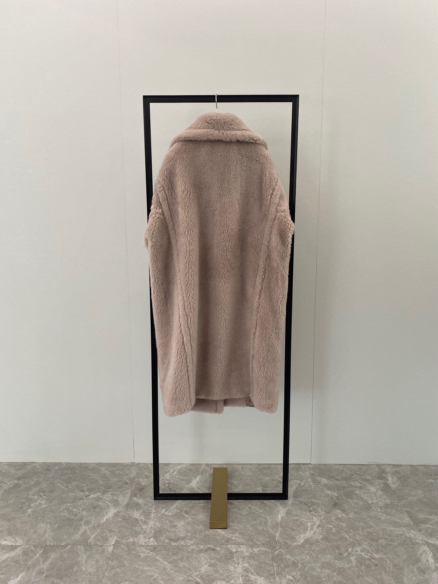 M House Teddy Coat Loose Fit Oversized Coat Milk Tea
